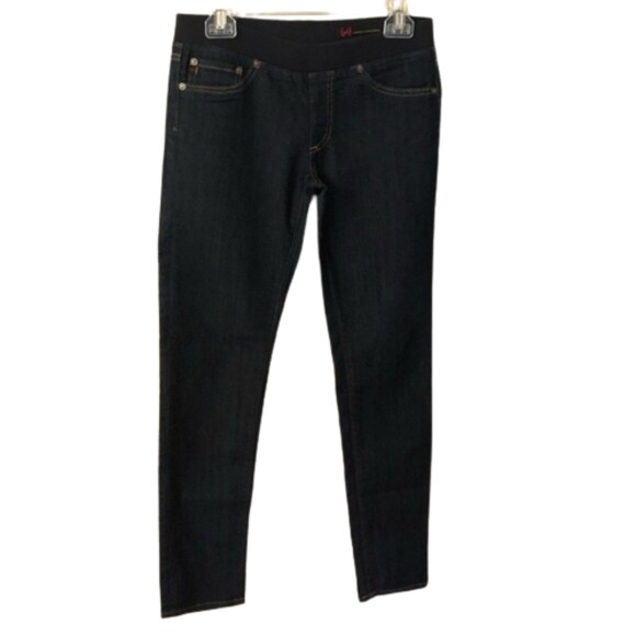 AG ADRIANO GOLDSCHMIIED SIZE 29R REVOLVE DARK BLUE PULL ON JEANS - Picture 1 of 7